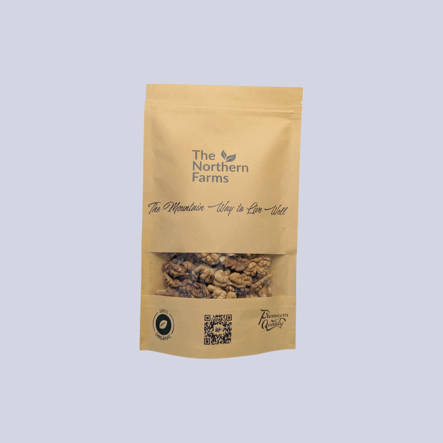 Fresh walnut kernels natural and crunchy