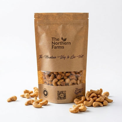 The Northern Farms Premium Roasted Cashews (Bhuney Kaju) - Whole & Crunchy