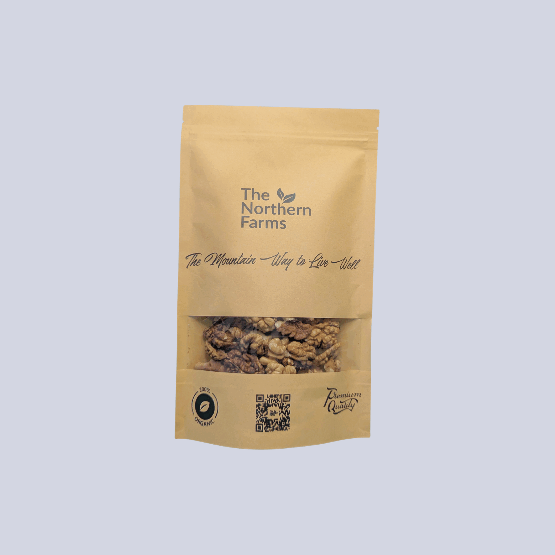 Fresh walnut kernels natural and crunchy